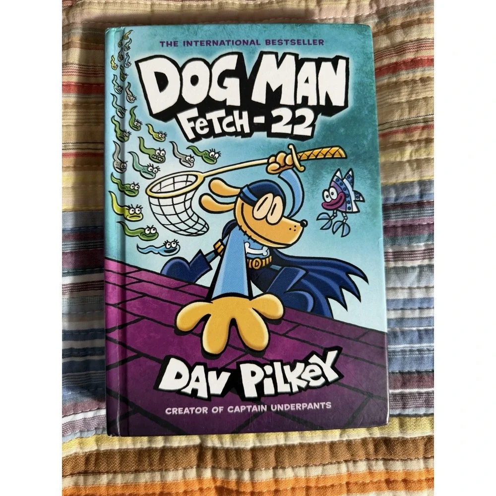 Dog Man Book Lot Of 4 Mothering Heights Grime & Punishment Fetch 22 Read Desc.
